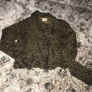 Urban Outfitter Leopard Print Jacket
